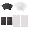 200Pcs 2 Style Cardboard Display Cards and OPP Cellophane Bags CDIS-LS0001-05C-1