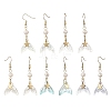 Glass Dangle Earrings EJEW-JE07309-3