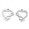 Non-Tarnish Valentine's Day 201 Stainless Steel Pendants LS-STAS-S081-076-2