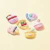 36Pcs 6 Styles Opaque Resin Cake Cabochons CRES-FS0001-11-3