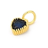 Brass Micro Pave Cubic Zirconia Pendants KK-H204-01G-01-2