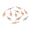  24Pcs 12 Styles Rack Plating Alloy European Dangle Charms MPDL-TA0001-04-20