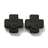 Spray Painted Alloy Beads FIND-G064-14-1