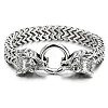 Wolf Viking 304 Stainless Steel Wheat Chain Bracelets for Men FS-WGC8E20-01-1