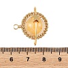 Natural Yellow Hematoid Quartz Copper Wire Wrapped Pendants PALLOY-TA00426-03-3
