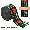 Gorgecraft Ethnic Style Polyester Ribbon OCOR-GF0002-04A-2