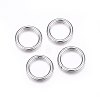Tarnish Resistant 304 Stainless Steel Open Jump Rings STAS-F174-14P-1