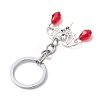 Bat Alloy & Glass Keychain KEYC-JKC00856-03-4