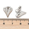 Non-Tarnish 304 Stainless Steel Heart Stud Earrings for Women X-EJEW-F300-09P-4