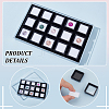 Plastic Diamond Storage Boxes Set CON-WH0092-69-5