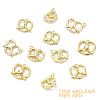 6Pcs 6 Styles Brass Micro Pave Cubic Zirconia Pendants KK-YW0004-50-1