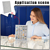 50-Slot Velvet with Sponge L Shaped Stud Earring Display Stands EDIS-WH0011-08A-5