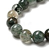 Natural Lodolite Quartz Beads Strands G-K285-40D-4