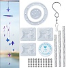 DIY Heart Wind Chime Making Kits DIY-C054-13-1