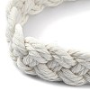 Handmade Macrame Cotton Threads Wrist Strap Pendant Decoration HJEW-JM02720-6