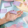 100Pcs Folding Flower Printed Paper Display Header Cards CDIS-TA0001-46B-7