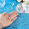 10Pcs Alloy Screw Carabiner Lock Charms FIND-DC0008-32P-3