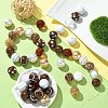 DIY Rugby Acrylic Beaded Keychain Pendant Decoration Making Kit MACR-CJC0004-18-5
