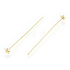 Brass Star Head Pins X-KK-N259-43-1