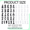 52Pcs 2Bags 2 Colors Computerized Embroidery Cloth Iron On/Sew On Patches DIY-FG0009-86-2
