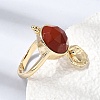 Brass Cuff Rings for Women GG-CBA7610-10G-5