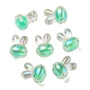 UV Plating Rainbow Iridescent Acrylic Beads X1-PACR-E001-05B-1