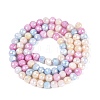 Anti-Tarnish Electroplate Glass Beads Strands EGLA-N027-02A-07-2