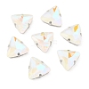 Mocha Fluorescent(MI) Triangle Sew on Rhinestone GGLA-Q086-01A-P01-1