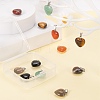 12Pcs 6 Style Natural Gemstone Pendants G-LS0002-10-6