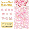 200Pcs Flower & Butterfly Resin Cabochons CRES-TA0001-89F-5