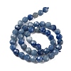 Natural Blue Aventurine Beads Strands G-C150-B05-01-4