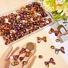 100Pcs UV Plating Rainbow Iridescent Acrylic Beads PACR-SP0001-06-3