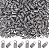 300Pcs 304 Stainless Steel Cord Ends STAS-SC0009-33-1