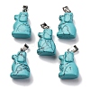 Synthetic Turquoise Pendants G-B127-07P-10-2