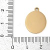 304 Stainless Steel Enamel Pendants STAS-I325-040G-3