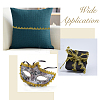 Nylon & Gold Metallic Lace Trim OCOR-WH0070-225A-6