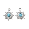 Synthetic Turquoise Pendants GG-CBAA892-02P-1