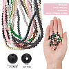 15 Strands 15 Style Natural & Synthetic Gemstone Beads Strands G-OC0002-10-2
