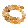 Natural Yellow Botswana Agate Beads Strands G-F790-H04-04-3
