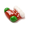 Christmas Theme Opaque Resin Cabochons RESI-R453-01F-2