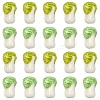 20Pcs 2 Colors Famille Rose Porcelain Beads PORC-CJ0001-15-1