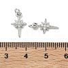 SHEGRACE Brass Micro Pave Cubic Zirconia Pendants XGRQ3D285-480P-3