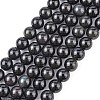 Natural Obsidian Bead Strands G-R173-8mm-02-1