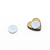 Resin Magnetic Ear Studs X-EJEW-F0019-04-2