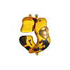 304 Stainless Steel Resin Heart Cuff Open Rings for Women WGD54EA-03-2