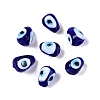 Handmade Evil Eye Lampwork Beads LAMP-T021-16B-1