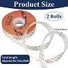 Gold Stamping Polka Dot Polyester Printed Ribbon OCOR-CY0003-70-2