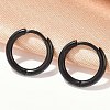 202 Stainless Steel Huggie Hoop Earrings EJEW-F111A-13mm-EB-2