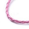 Trendy Braided Imitation Leather Bracelet Making BJEW-S076-015-3