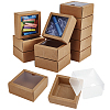 Foldable Square Paper Storage Gift Boxes CON-WH0110-42A-03-1